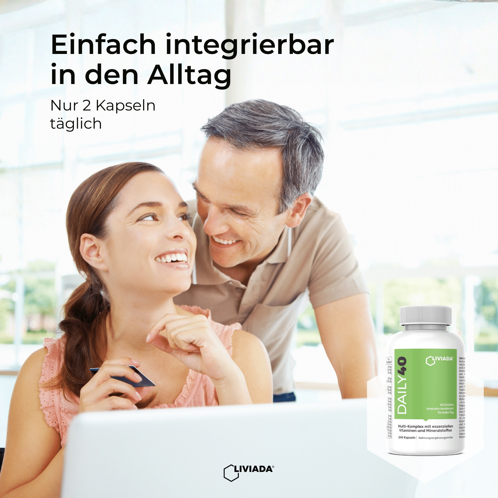 LIVIADA DAILY40 - Multi-Komplex mit essenziellen Vitaminen & Mineralstoffen