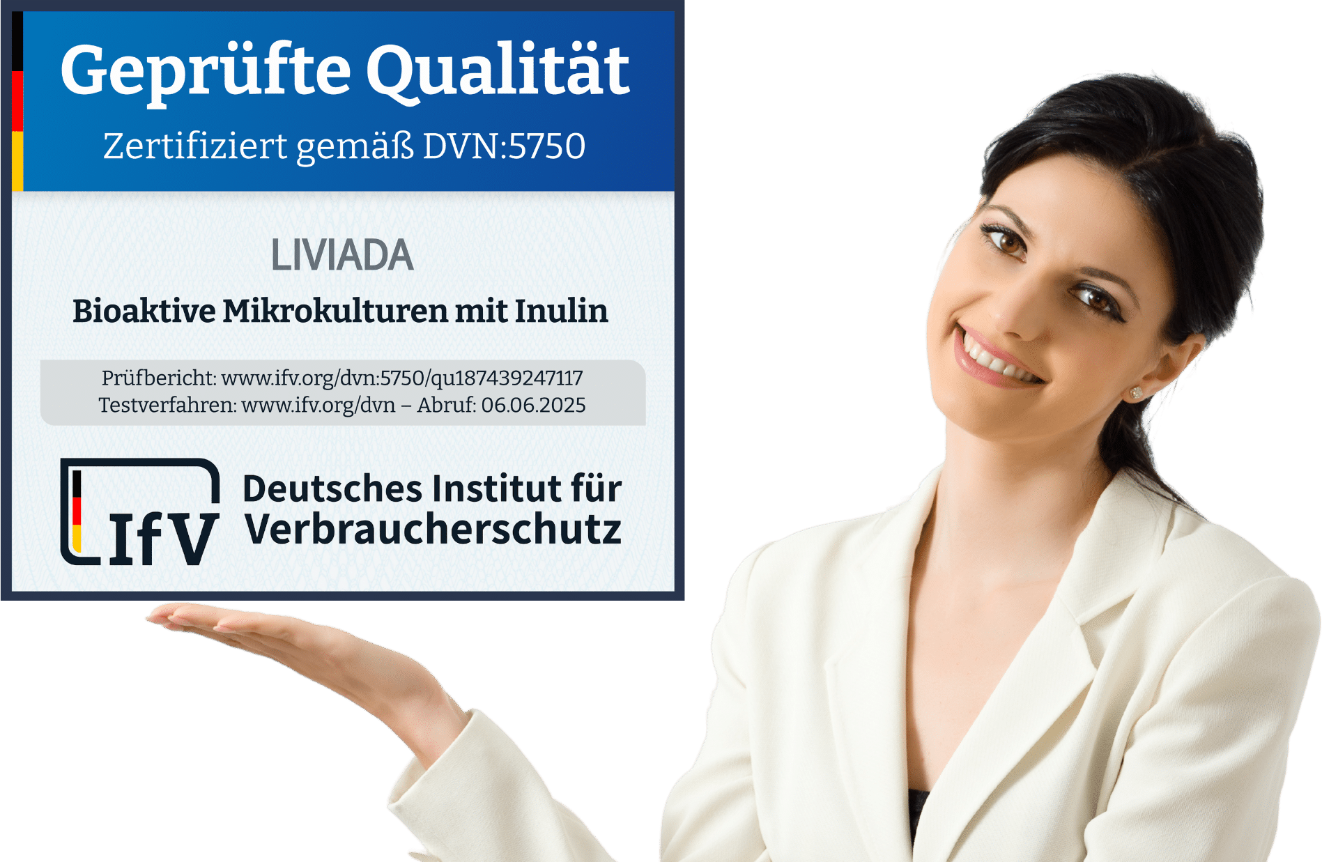 LIVIADA MEFLOR PRO - Bioaktive Mikrokulturen mit Inulin - Geprüfte Qualität by IfV